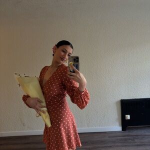 Realisation Par Rust Polka Dot Dress